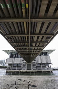 葡萄牙，里斯本，里斯本水族馆 海洋里约德葡京 由美国建筑师彼得 chermeyeff