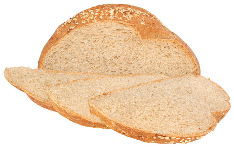 片棕色谷物面包