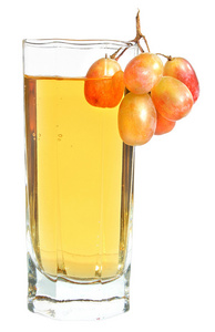 葡萄和葡萄果汁杯