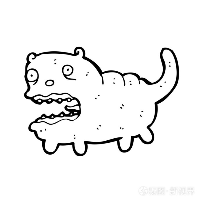 丑猫卡通插画-正版商用图片1bdea1-摄图新视界