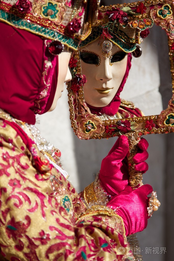 威尼斯狂欢节面具