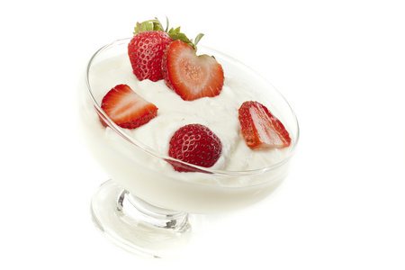 草莓希腊酸奶图片-草莓希腊酸奶素材-草莓希腊酸奶插画-摄图新视界
