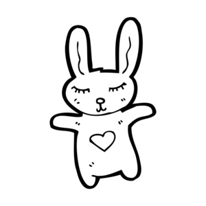 可爱的小兔子卡通图片