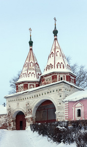在苏兹达尔 俄罗斯 rizopolozhensky 修道院