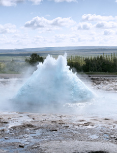 strokkur 间歇泉冰岛