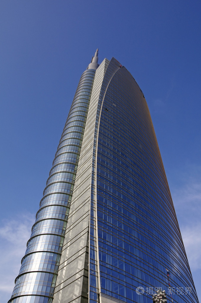 在米兰,意大利的摩天大楼