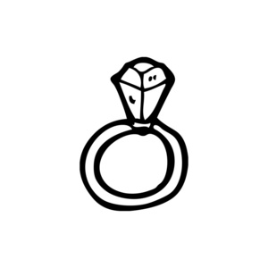 硕大钻石戒指图片