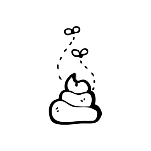 大便小狗屎扁图标狗屎