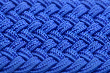 蓝色交织织物纹理