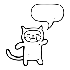 猫说话