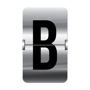 银 flipboard离境委员会字母 b