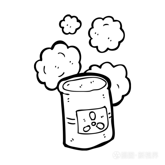 卡通有毒废物插画-正版商用图片1bedtf-摄图新视界