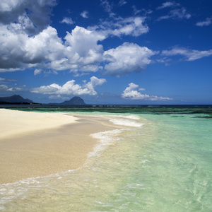 美丽的海景。组成的性质