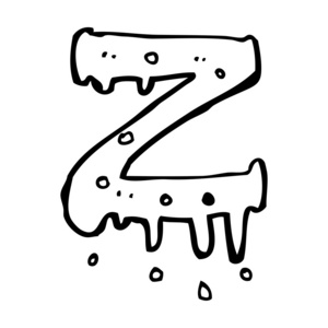 卡通字母 z