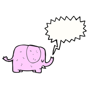 粉红色的大象