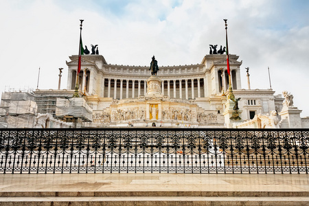 国家纪念碑的维克托  伊曼纽尔在罗马