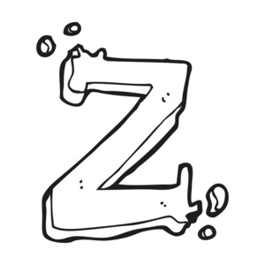 卡通字母 z