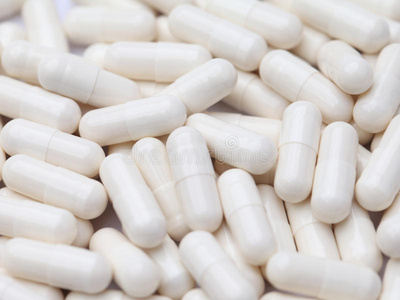白色胶囊照片