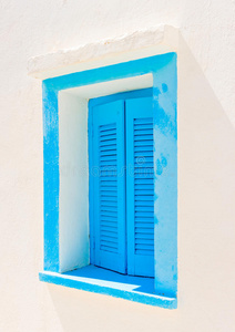 蓝色窗户