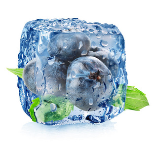 寒冷的 反射 提供 折射 水果 透明的 晶体 立方体 冬天