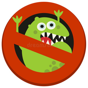 bun是病毒攻击的标志.照片