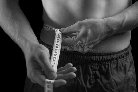 身体 损失 肌肉 力量 成人 无法识别 男人 建造 测量