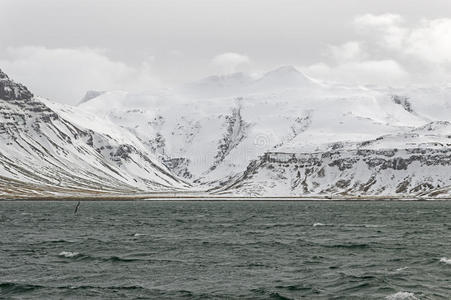 冰岛山地人和湖泊