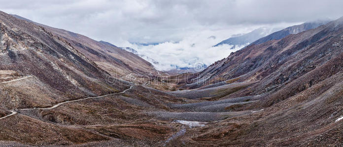 印度拉达克喜马拉雅公路景观