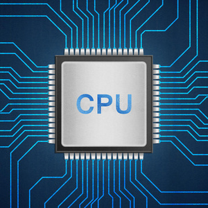 笔记本电脑的 cpu.