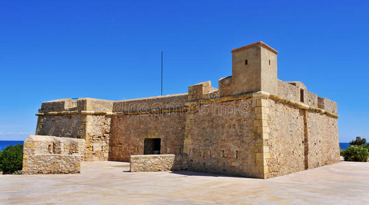 西班牙阿梅特拉德马尔的圣约尔迪阿尔法马要塞