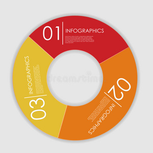 用于业务矢量图示的信息图模板。