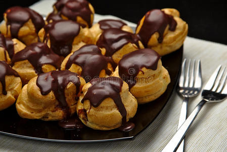 巧克力profiterole