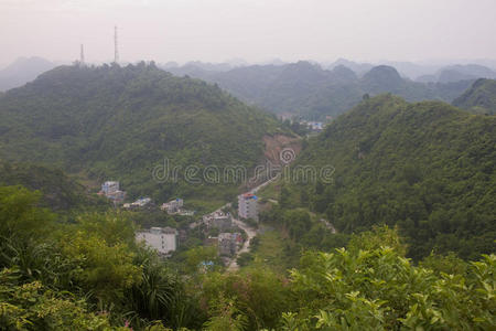 卡特巴岛山峦全景图