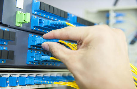 光纤数据传输照片