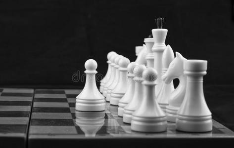 国际象棋白纸黑字