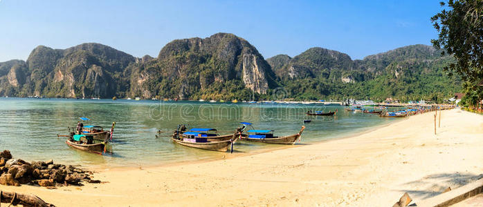 泰国海滩全景