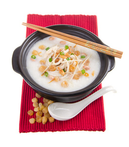 中国传统扇贝粥