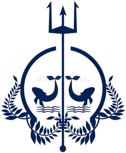 蓝色的三叉戟图片