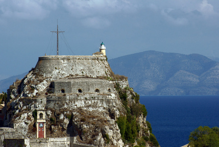 在科孚岛上的老堡垒