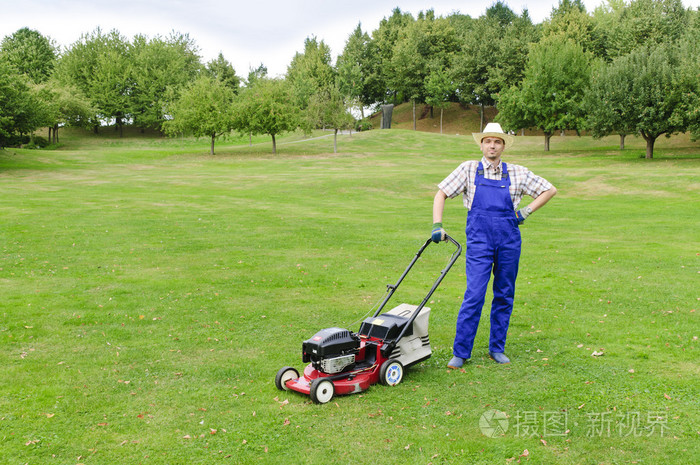 园艺, 割草的男人