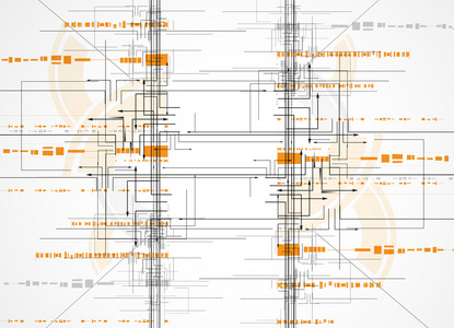 抽象电路计算机高科技经营的大旗