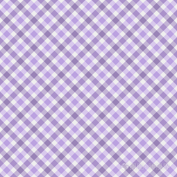 紫色方格布式织物背景
