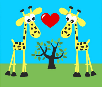 甜长颈鹿的爱