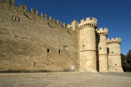 罗兹中世纪骑士城堡 宫殿 希腊