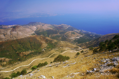 在山中风景