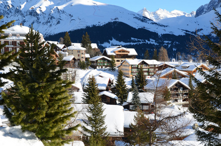 muerren，瑞士滑雪度假村