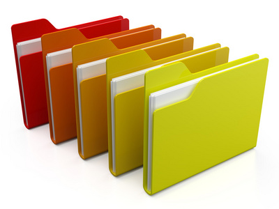 在白色背景上的文件夹图片-在白色背景上的文件夹素材-在白色背景上的