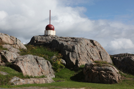 在挪威 lindesnes 灯塔