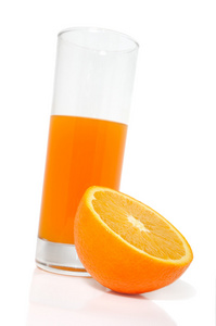 玻璃与汁和橙