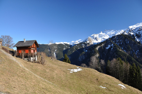 braunwald，著名的瑞士滑雪度假村